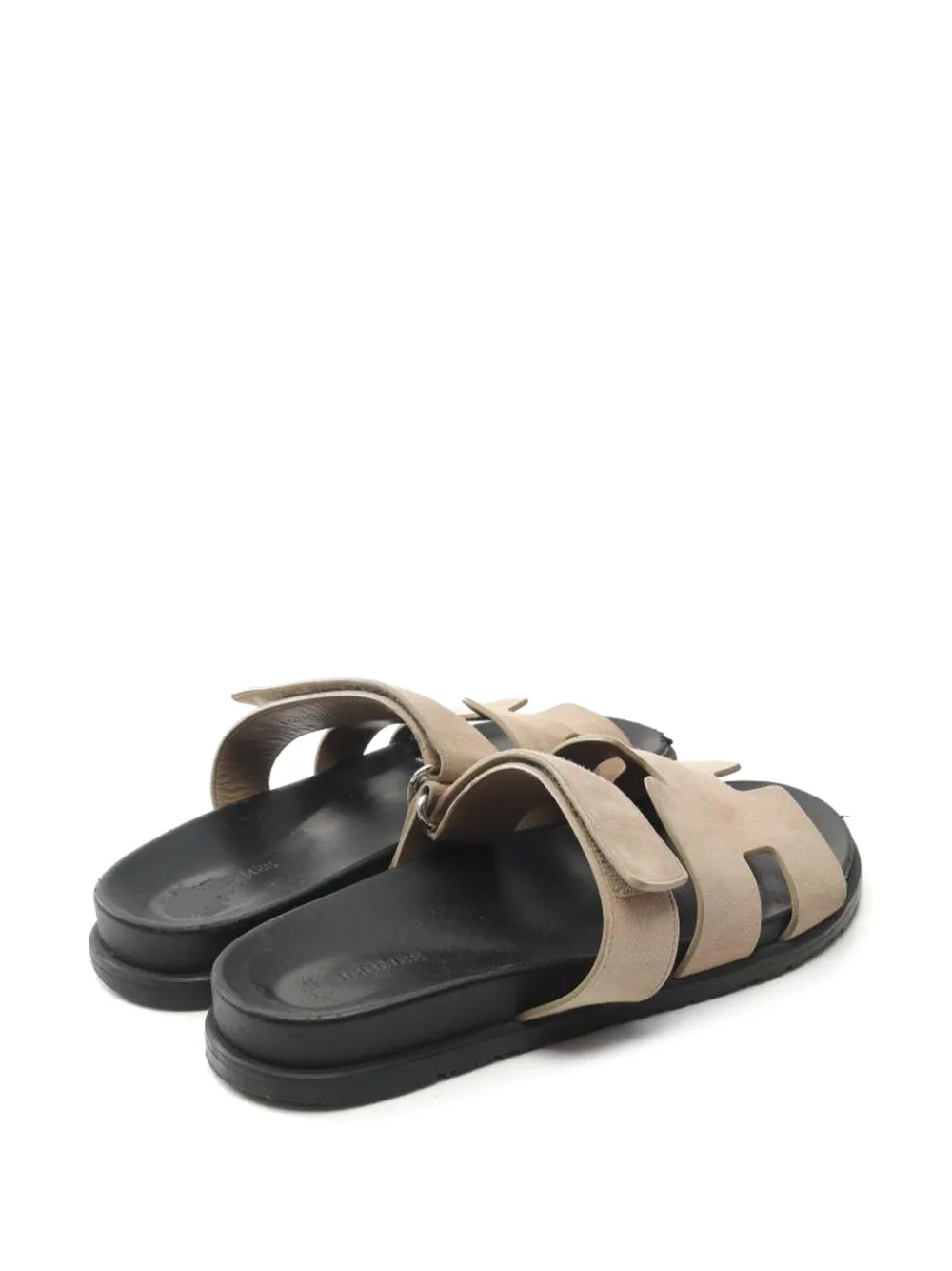 Hermès Pre-Owned 2000s Siffle suede double-strap sandals | Image 2