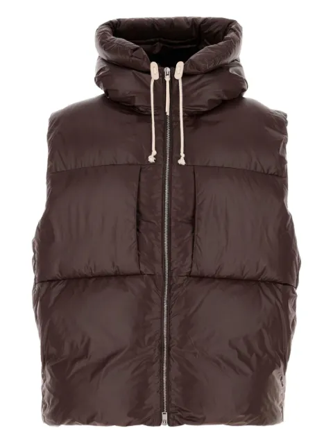 Jil Sander drawstring-hood gilet