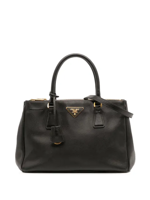 Prada Pre-Owned 2000-2025 Small Saffiano Lux Galleria Double Zip satchel
