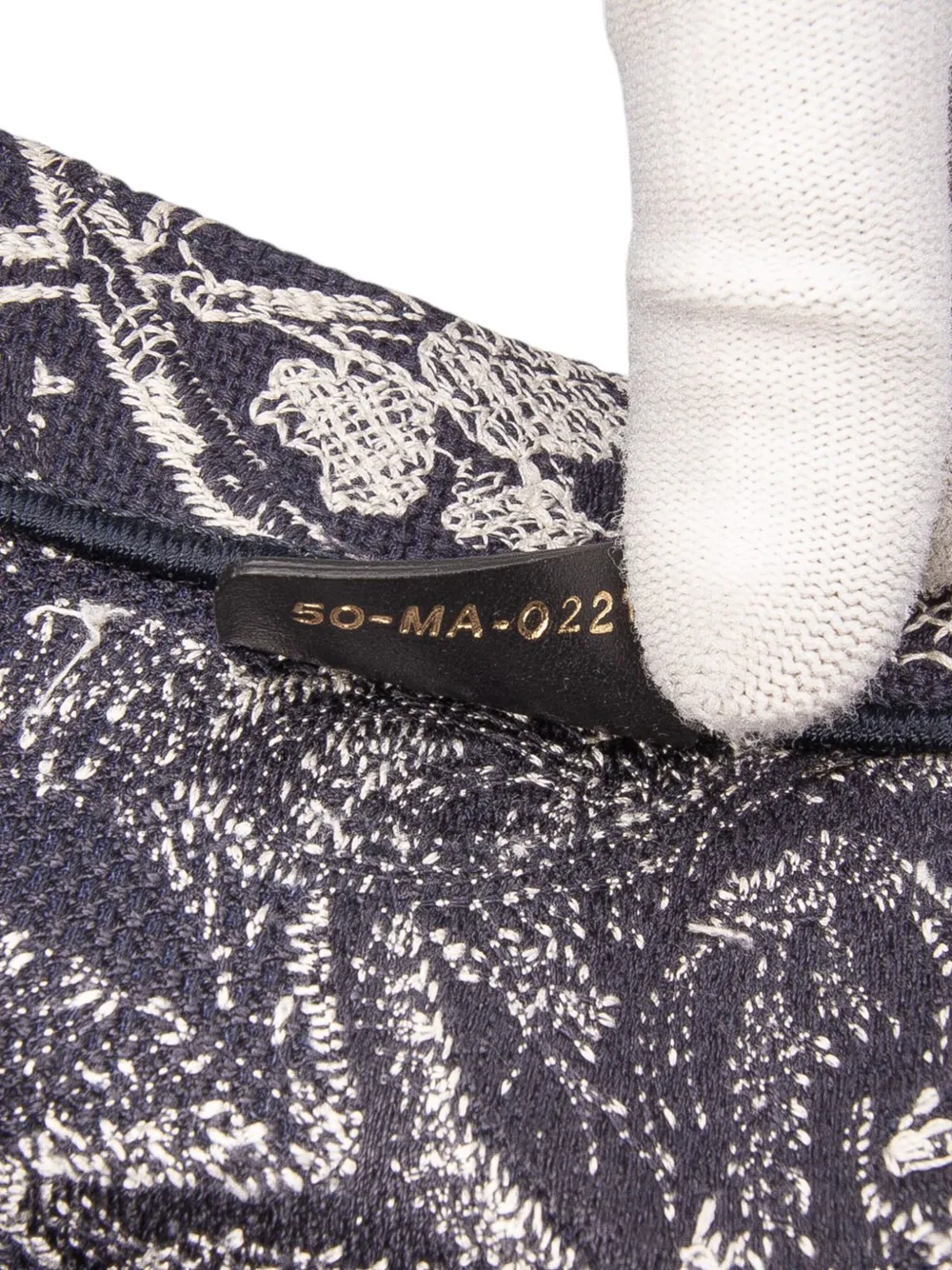 Pre-owned Dior 2021 Large Canvas Toile De Jouy Reverse Embroidered Book Tote Bag In Blue
