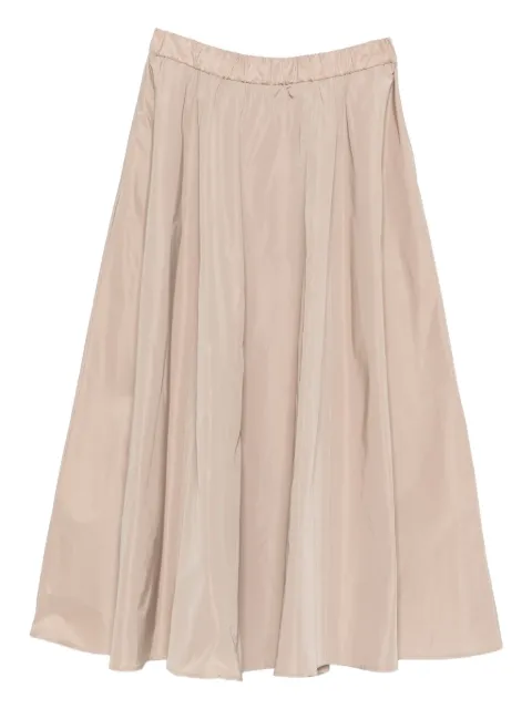 ASPESI pleated taffeta skirt
