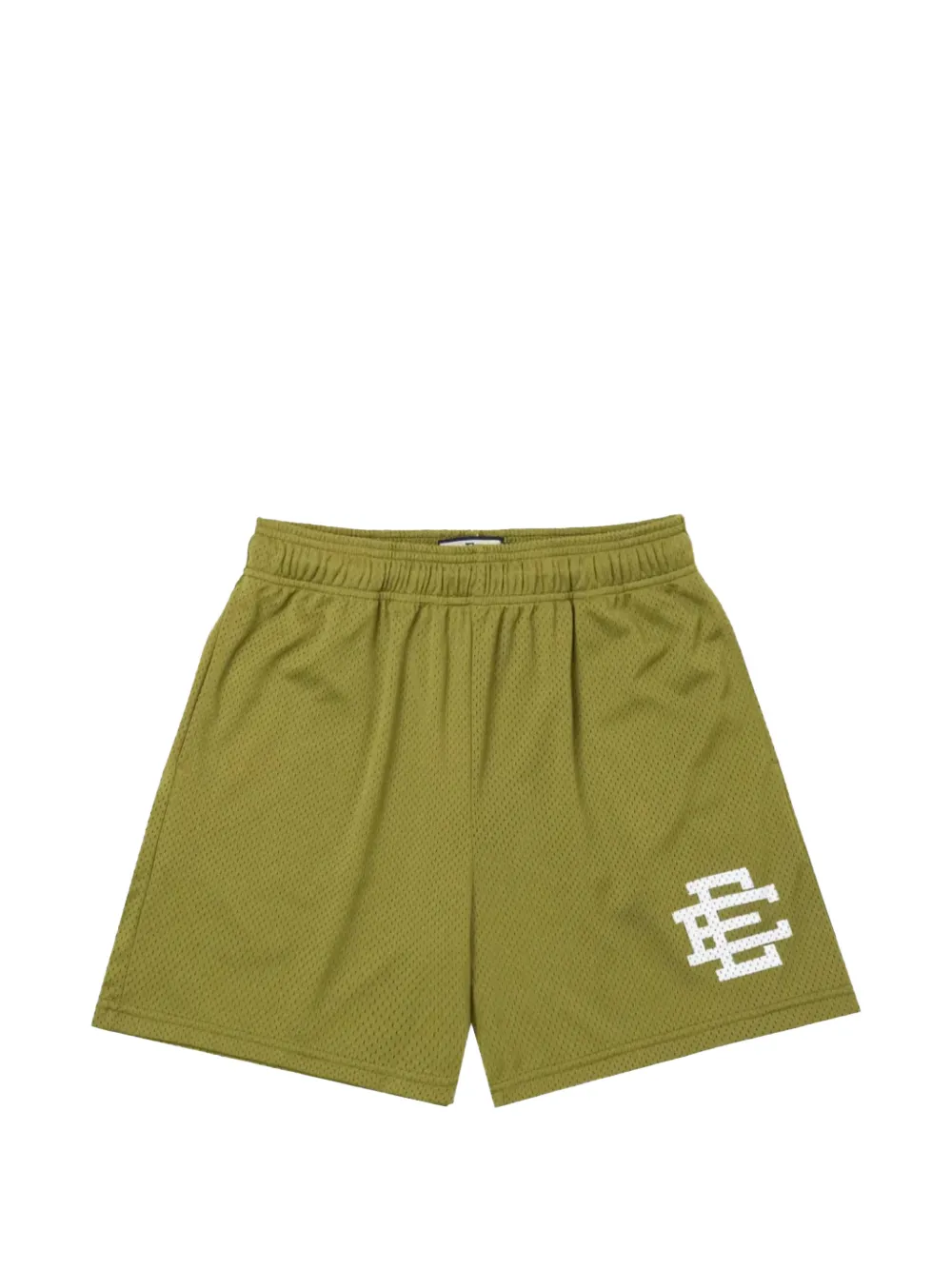ERIC EMANUEL logo-print mesh shorts - Verde