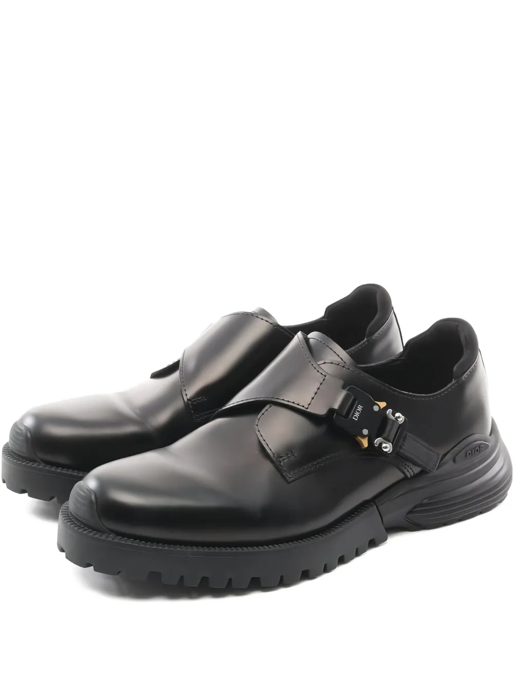 Christian Dior Pre-Owned モンクストラップ シューズ - ブラック Christian Dior Pre-Owned モンクストラップ シューズ - ブラック