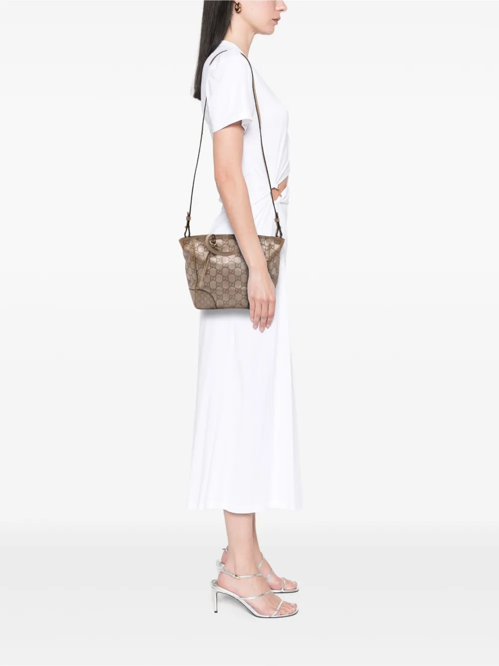 Gucci Pre-Owned 2016-2025 Small Guccissima Bree satchel | Pre-Owned | Image 2
