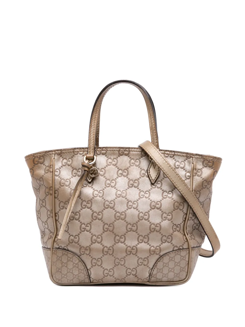 Gucci Pre-Owned 2016-2025 Small Guccissima Bree satchel | Gold | Image 1