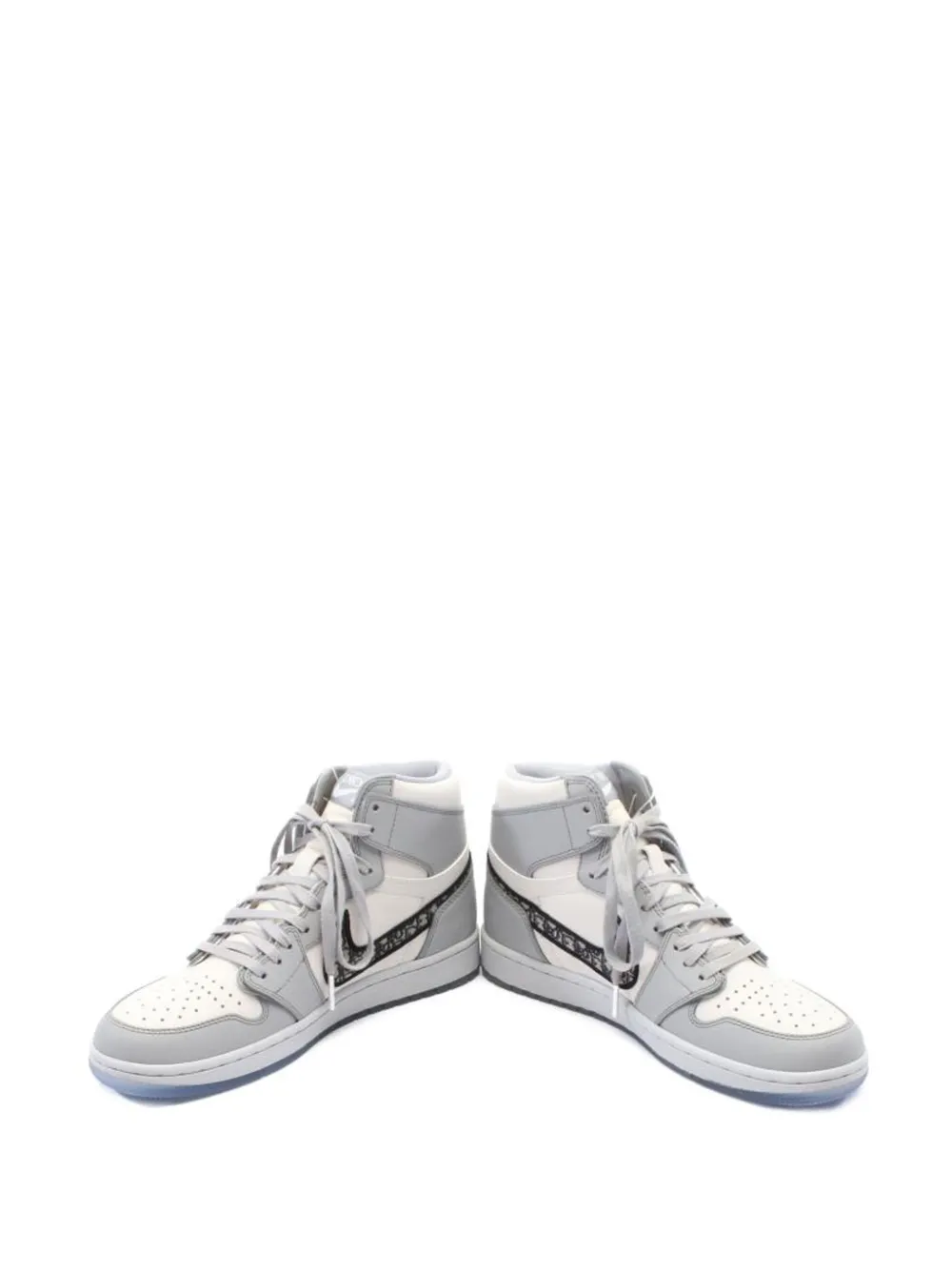 Christian Dior Pre-Owned x Air Jordan 1 lace-up leather sneakers | Image 2