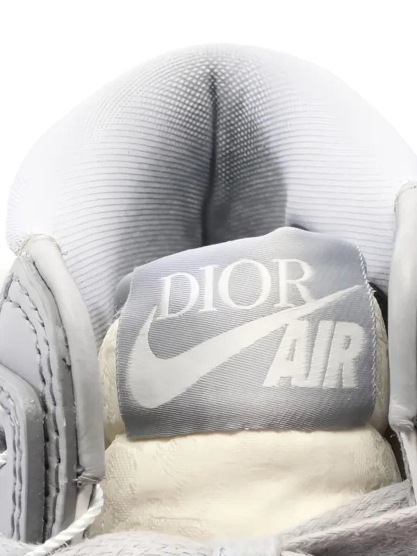 Christian Dior Pre-Owned x Air Jordan lace-up Leather Sneakers White  FARFETCH PH