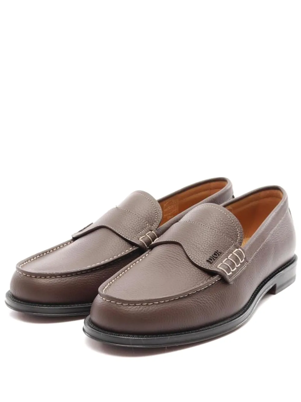 Christian Dior Pre-Owned Granville ローファー - ブラウン Christian Dior Pre-Owned Granville ローファー - ブラウン