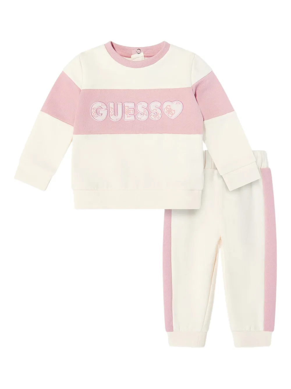 guess kids ロゴストライプ トラックスーツ - ニュートラル guess kids ロゴストライプ トラックスーツ - ニュートラル