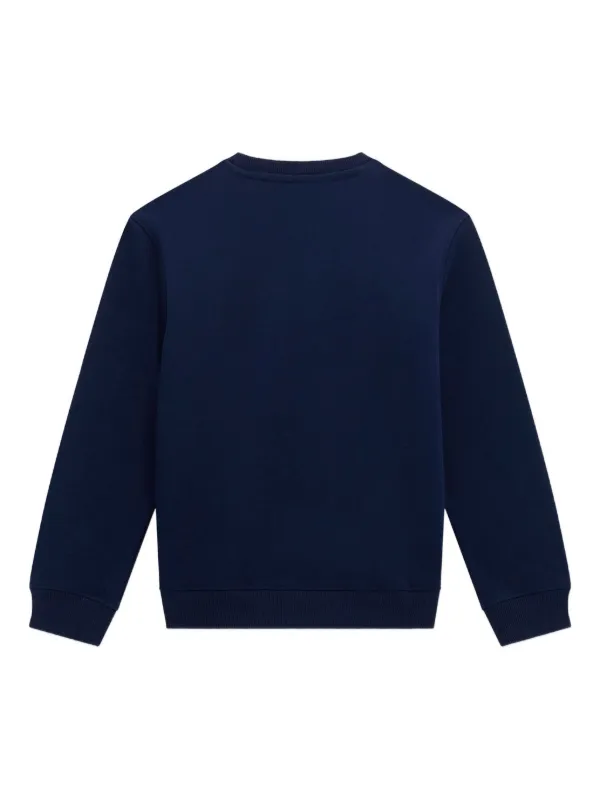 Guess Kids teddy-graphic Sweatshirt Blue FARFETCH PH