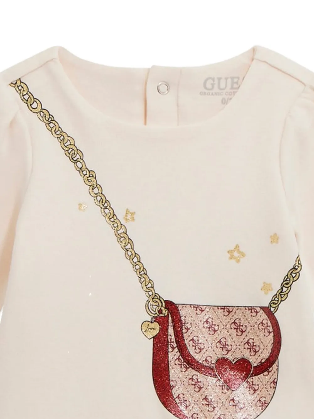 Guess Baby Girls Long Sleeve Dress In White