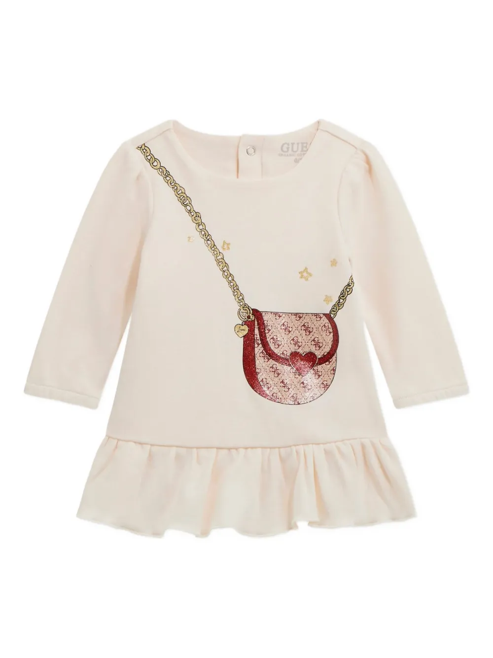 guess kids ラッフル ワンピース - ニュートラル guess kids ラッフル ワンピース - ニュートラル