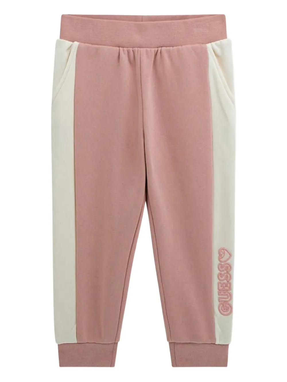 guess kids Trainingspak met geborduurd logo Beige