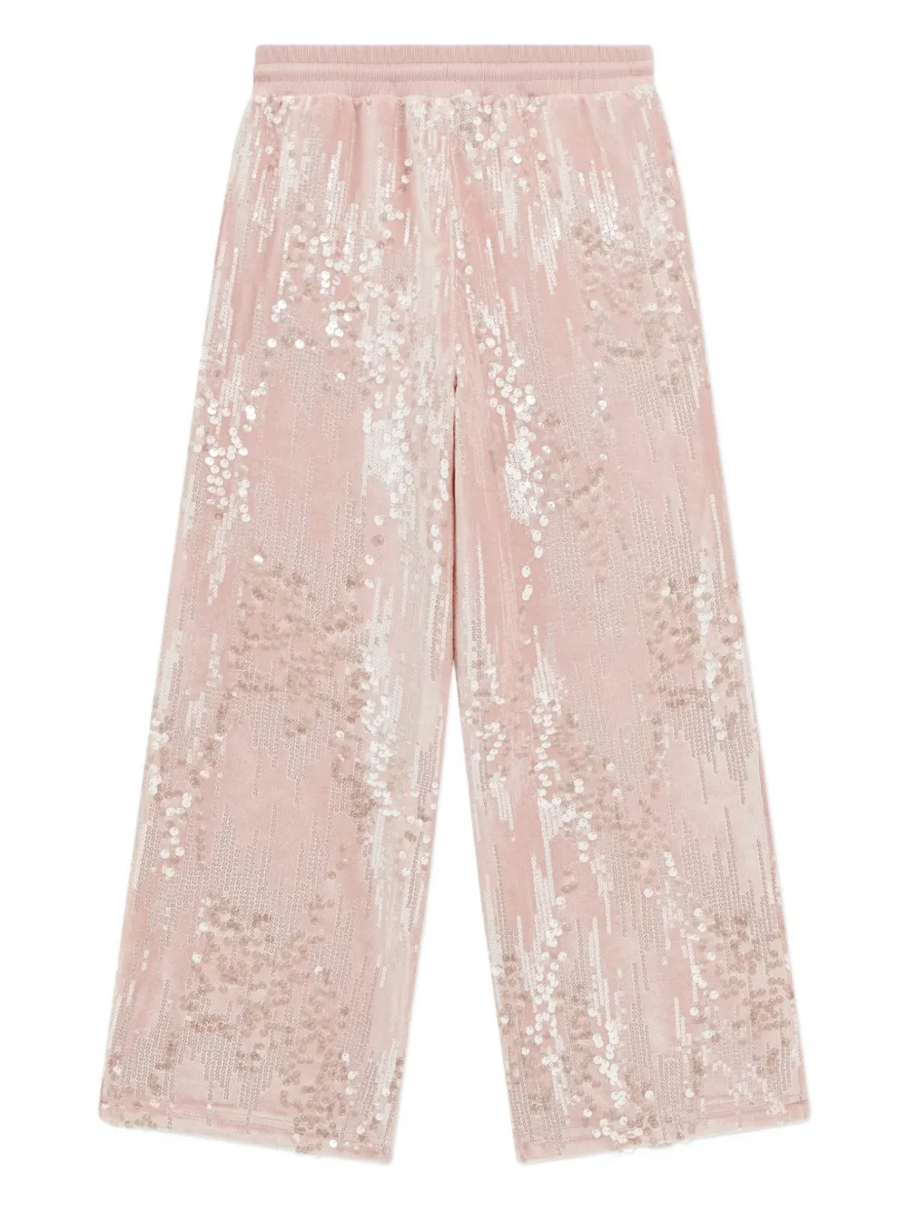 guess kids sequin-embellished straight-leg trousers | Girls Casual Trousers | Image 2