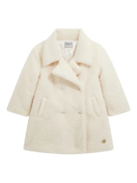 guess kids shearling coat