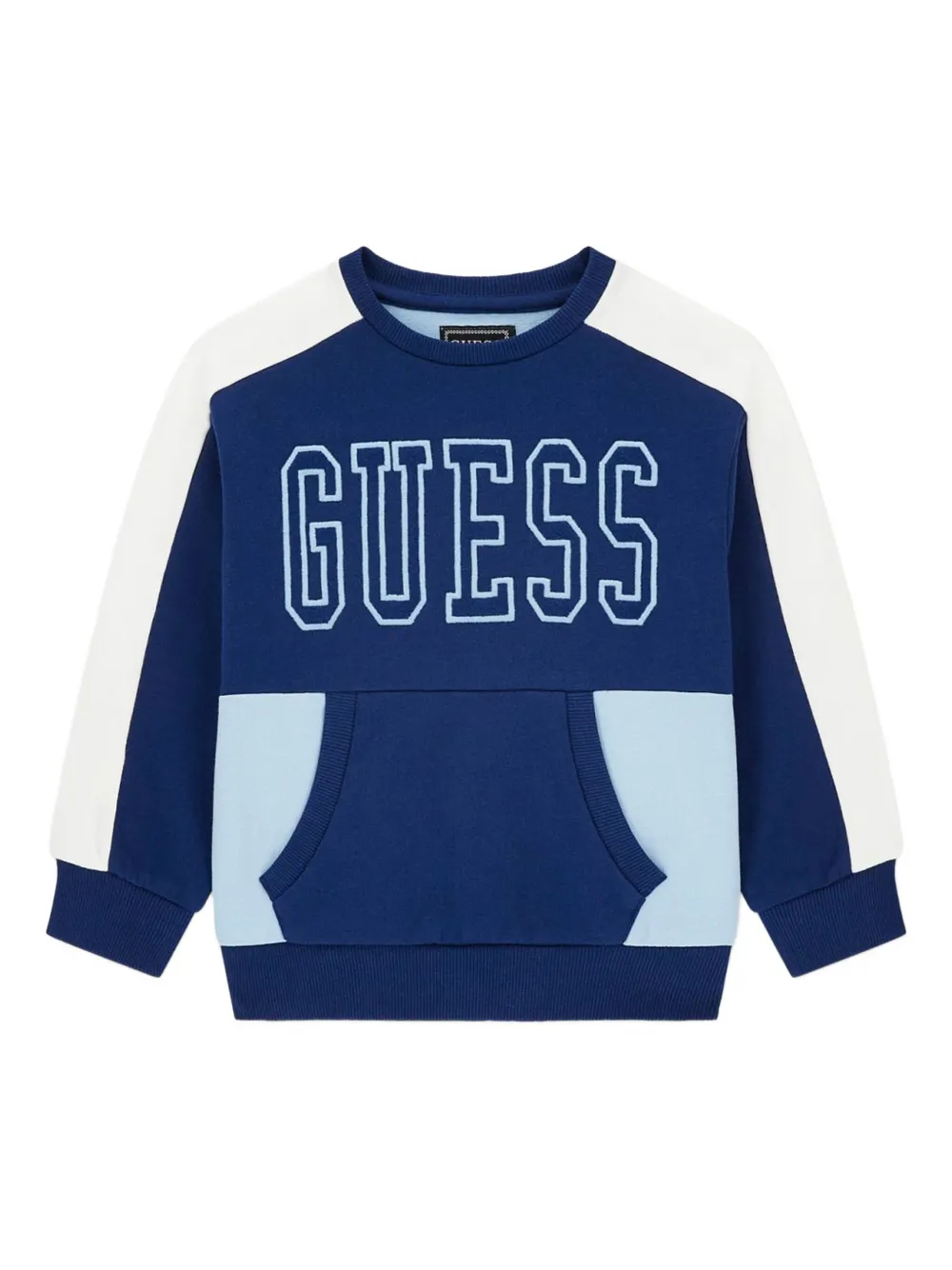 guess kids カラーブロック スウェットシャツ - ブルー guess kids カラーブロック スウェットシャツ - ブルー