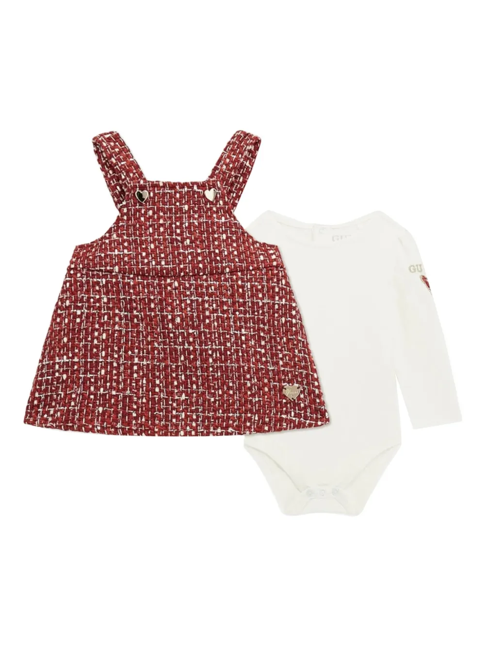 Guess kids tweed dress set - Beige