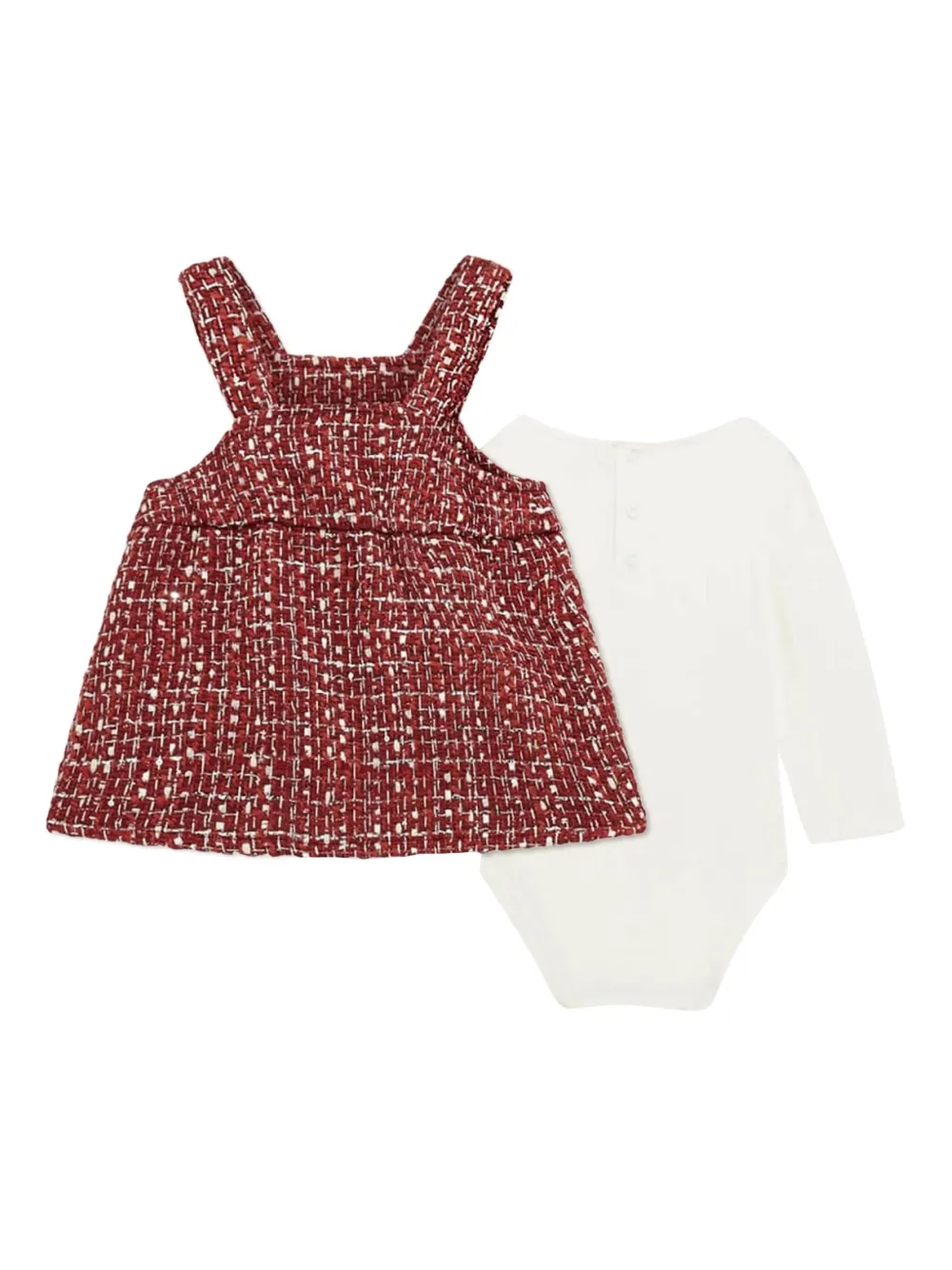 guess kids Tweed jurk set Beige