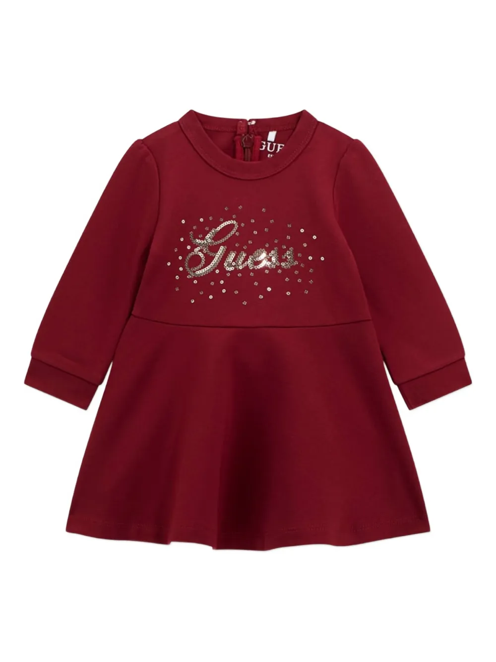guess kids Jurk verfraaid met logo Rood