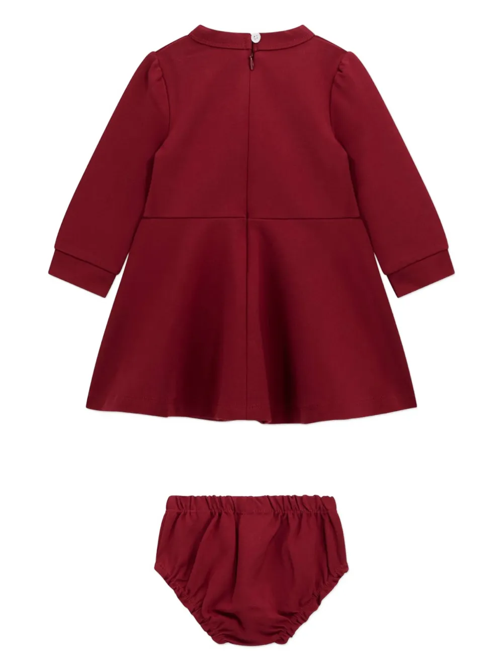 Guess kids logo-embellished dress - Rood
