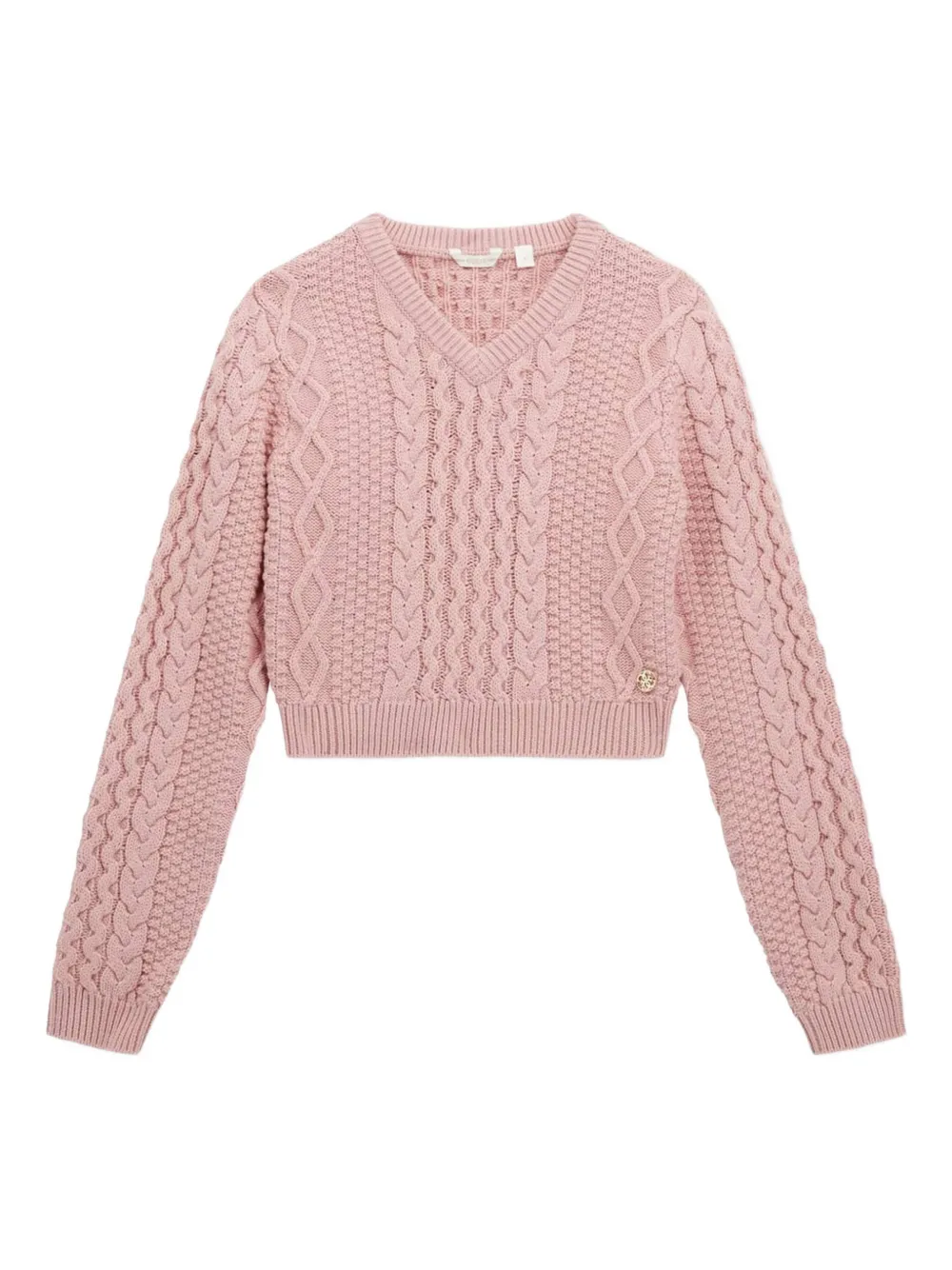 guess kids ケーブルニット セーター - ピンク guess kids ケーブルニット セーター - ピンク