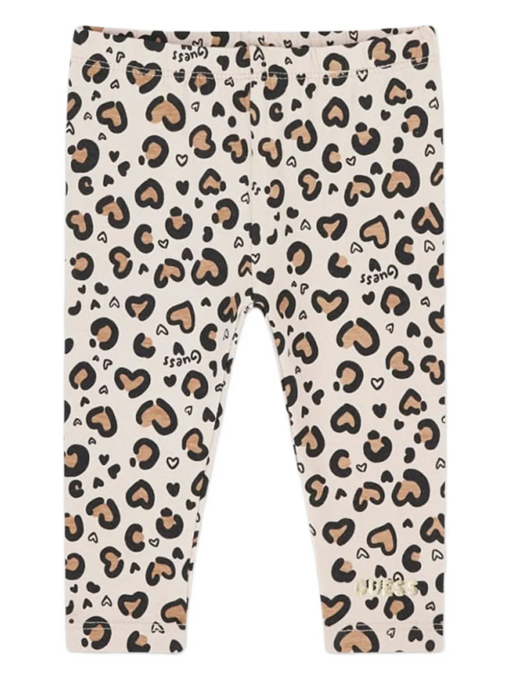 Guess Leopard-print Leggings (set Of Two) In Multi