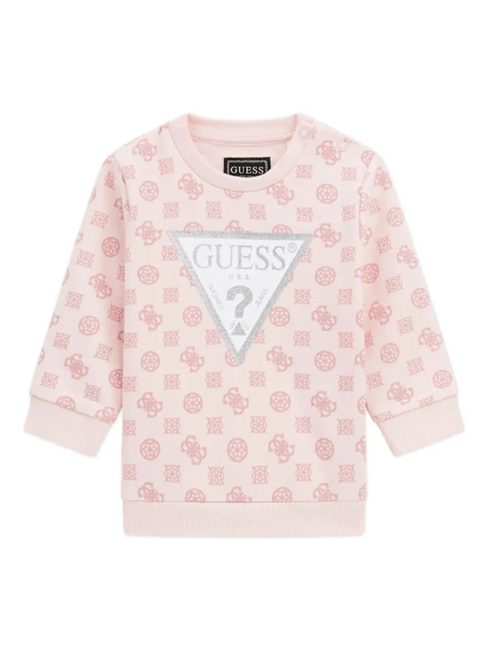 Guess Baby Girls Leggings Set In Pink