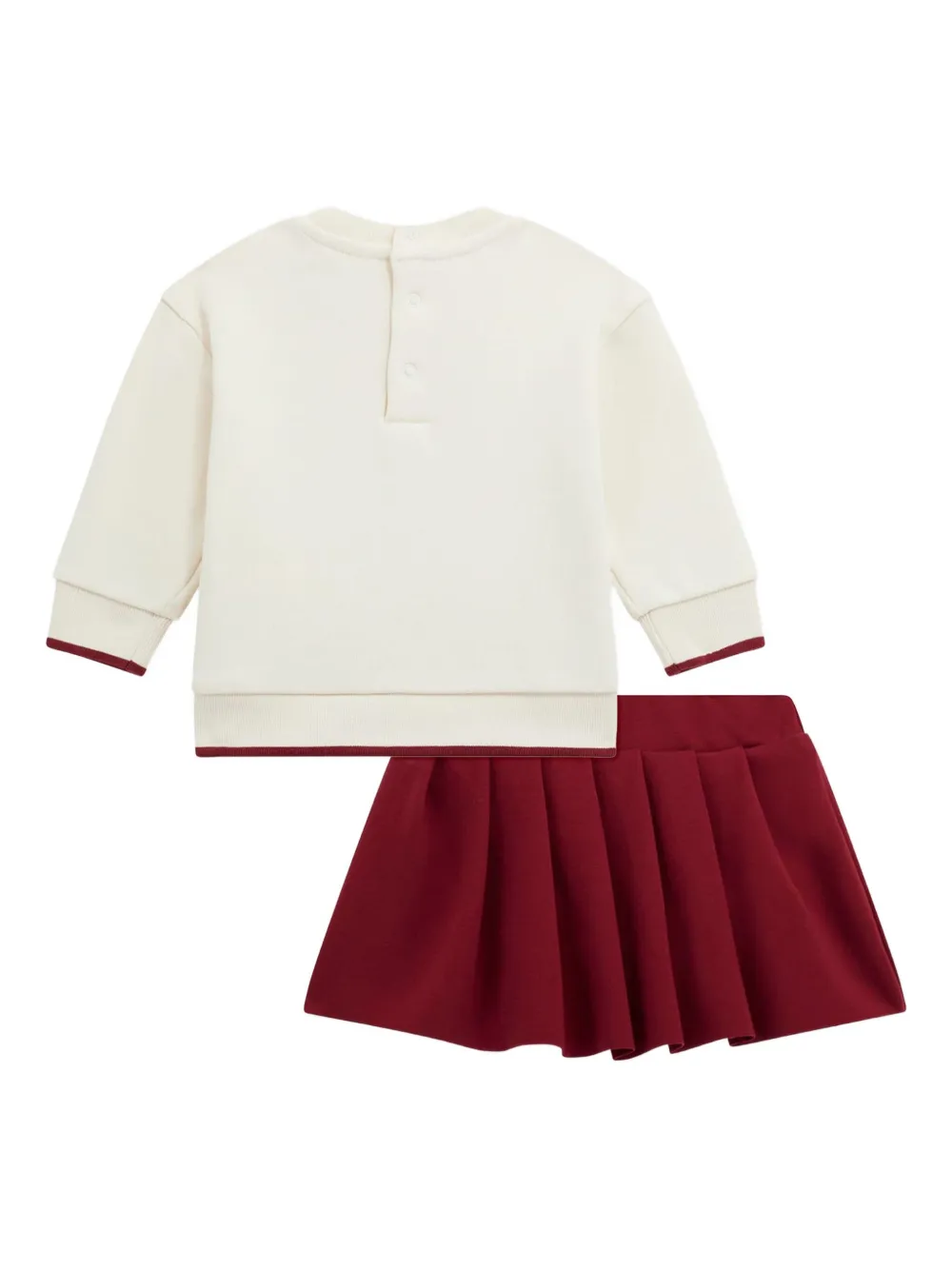 Guess Pleated Skirt Set In Multi