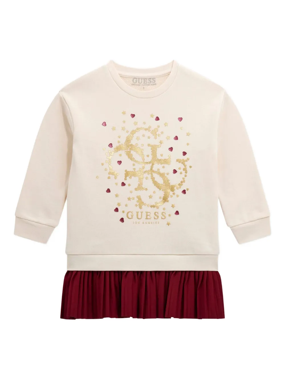 guess kids pleated dress - ニュートラル guess kids pleated dress - ニュートラル