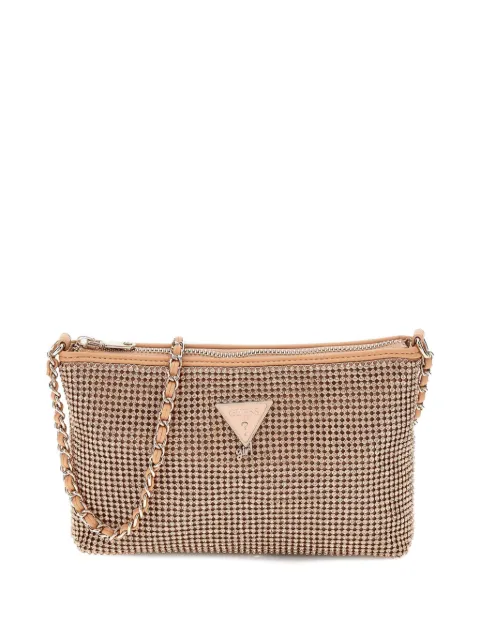 guess kids rhinestone chain-strap bag