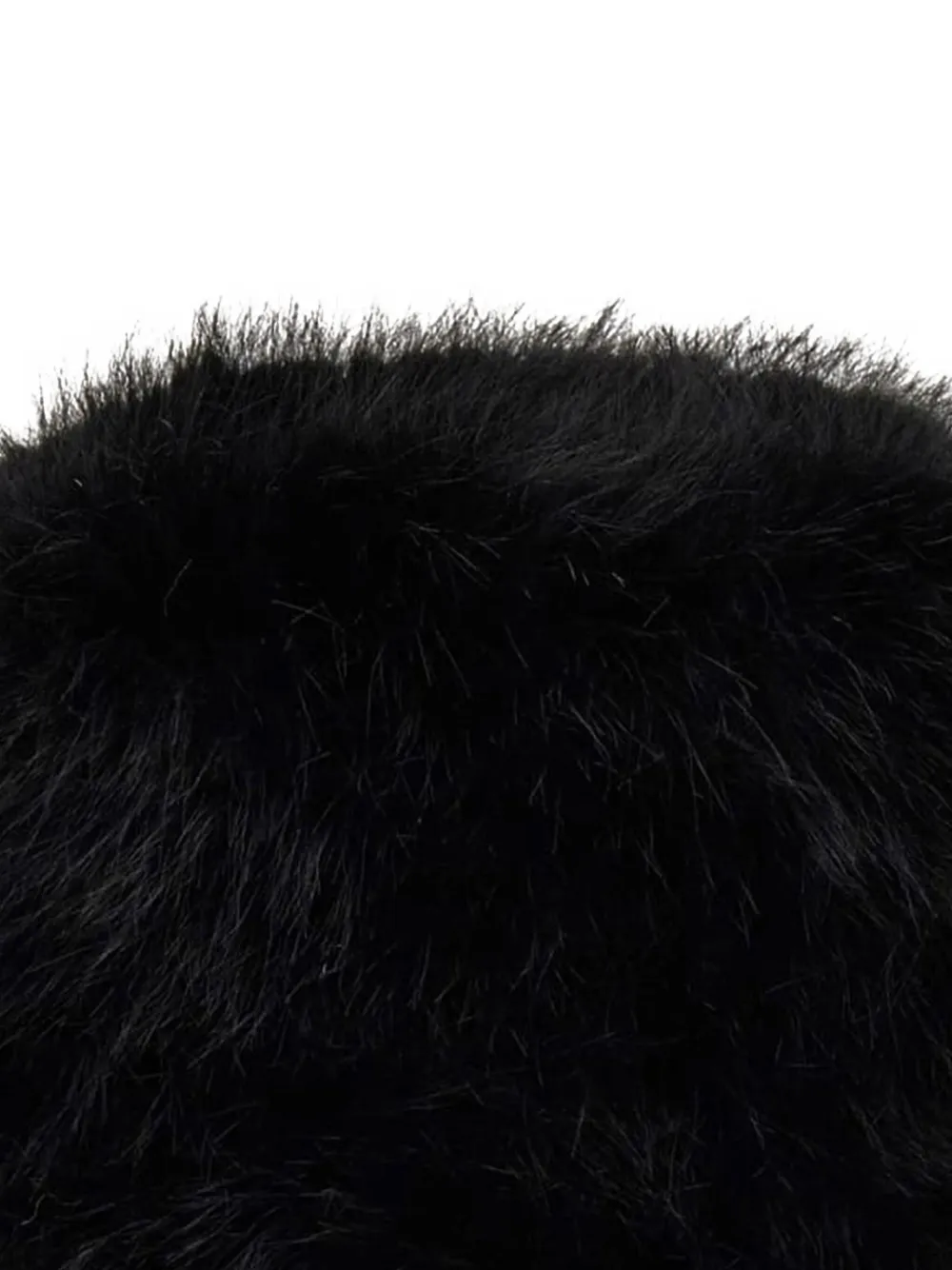 guess kids Vissershoed met imitatiebont Zwart