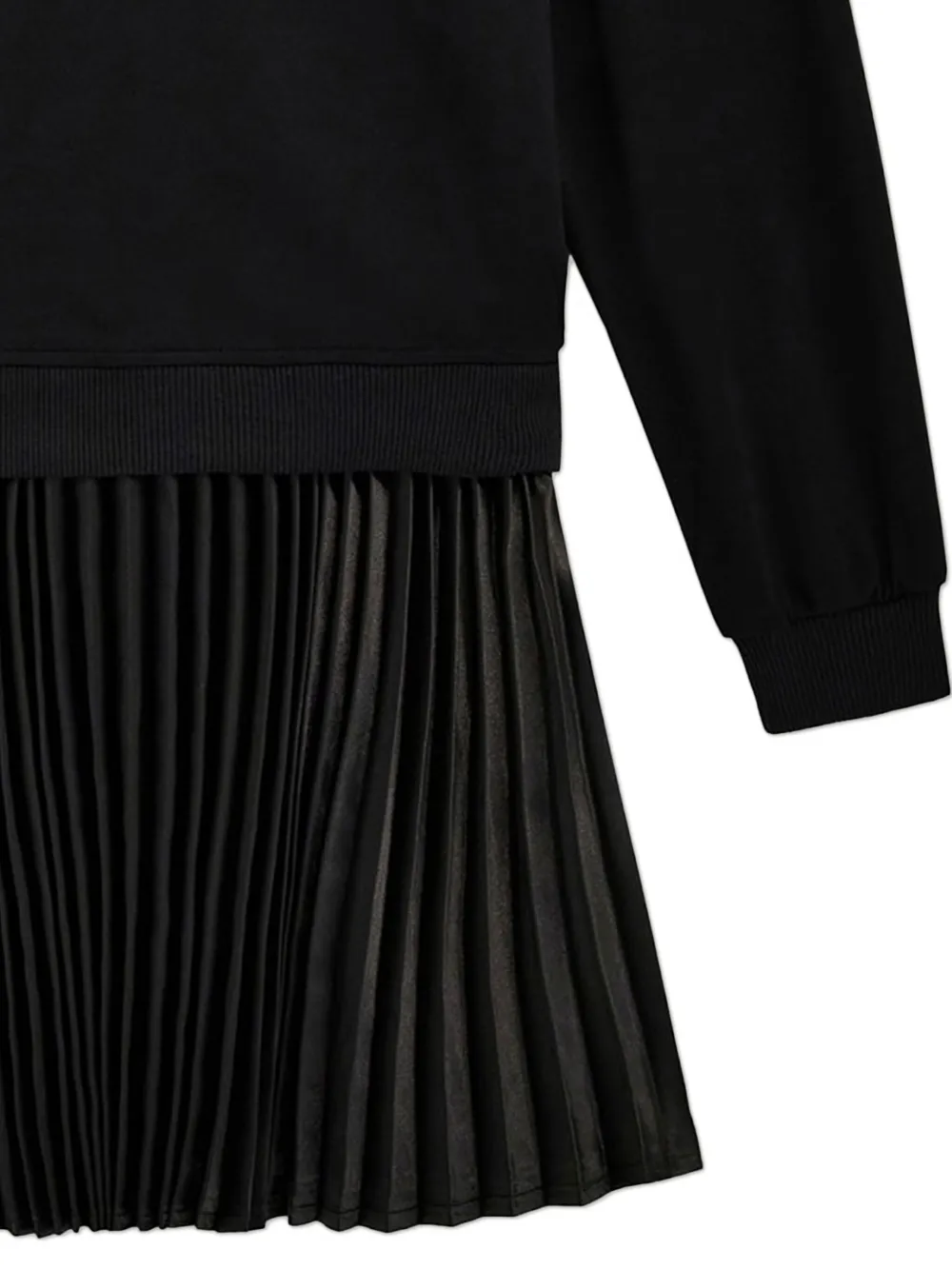 guess kids Geplooide jurk Zwart