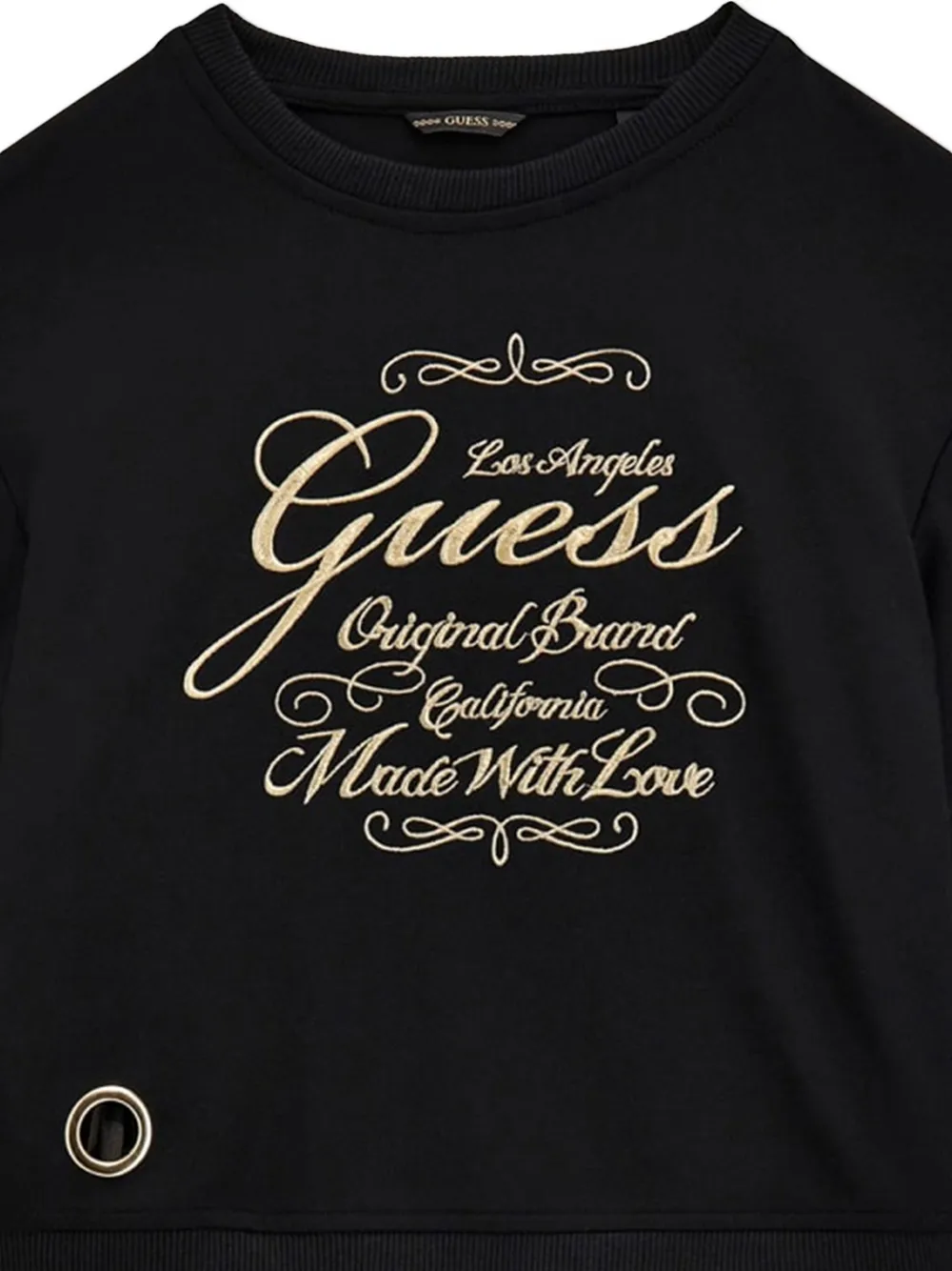 guess kids Geplooide jurk Zwart