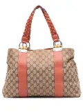 Gucci Pre-Owned 2016-2025 Medium GG Canvas Bamboo Libeccio tote bag - Brown