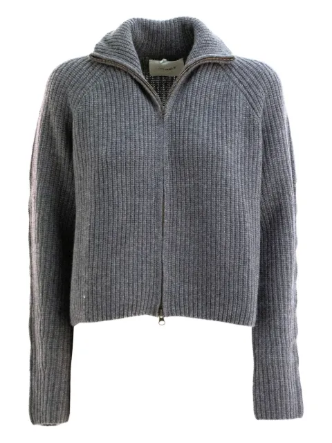 Lisa Yang ribbed zip-up cardigan