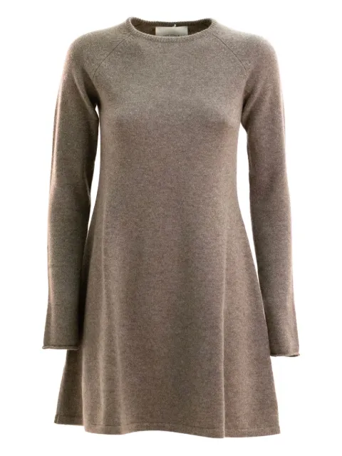 Lisa Yang raglan-sleeve flared mini dress