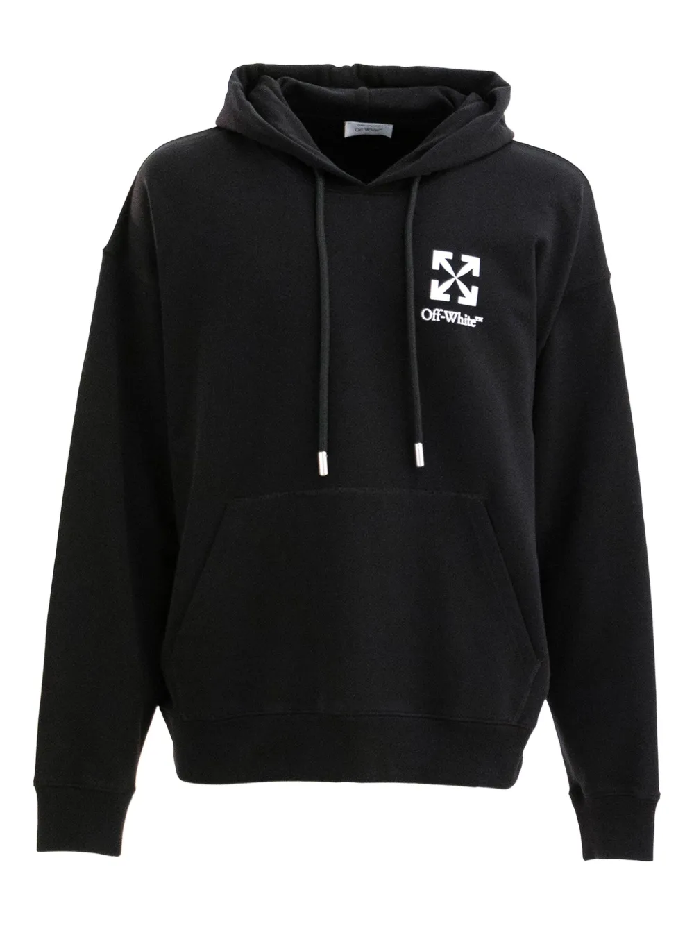 Off-White logo-arrow hoodie | Black | Image 1
