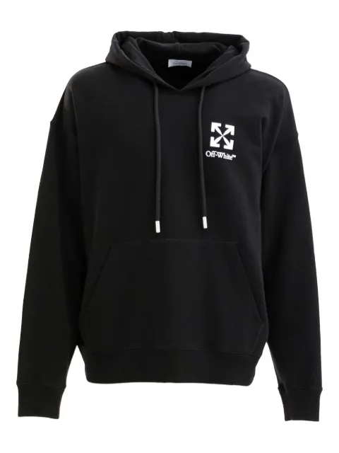 Off-White sudadera con capucha y logo