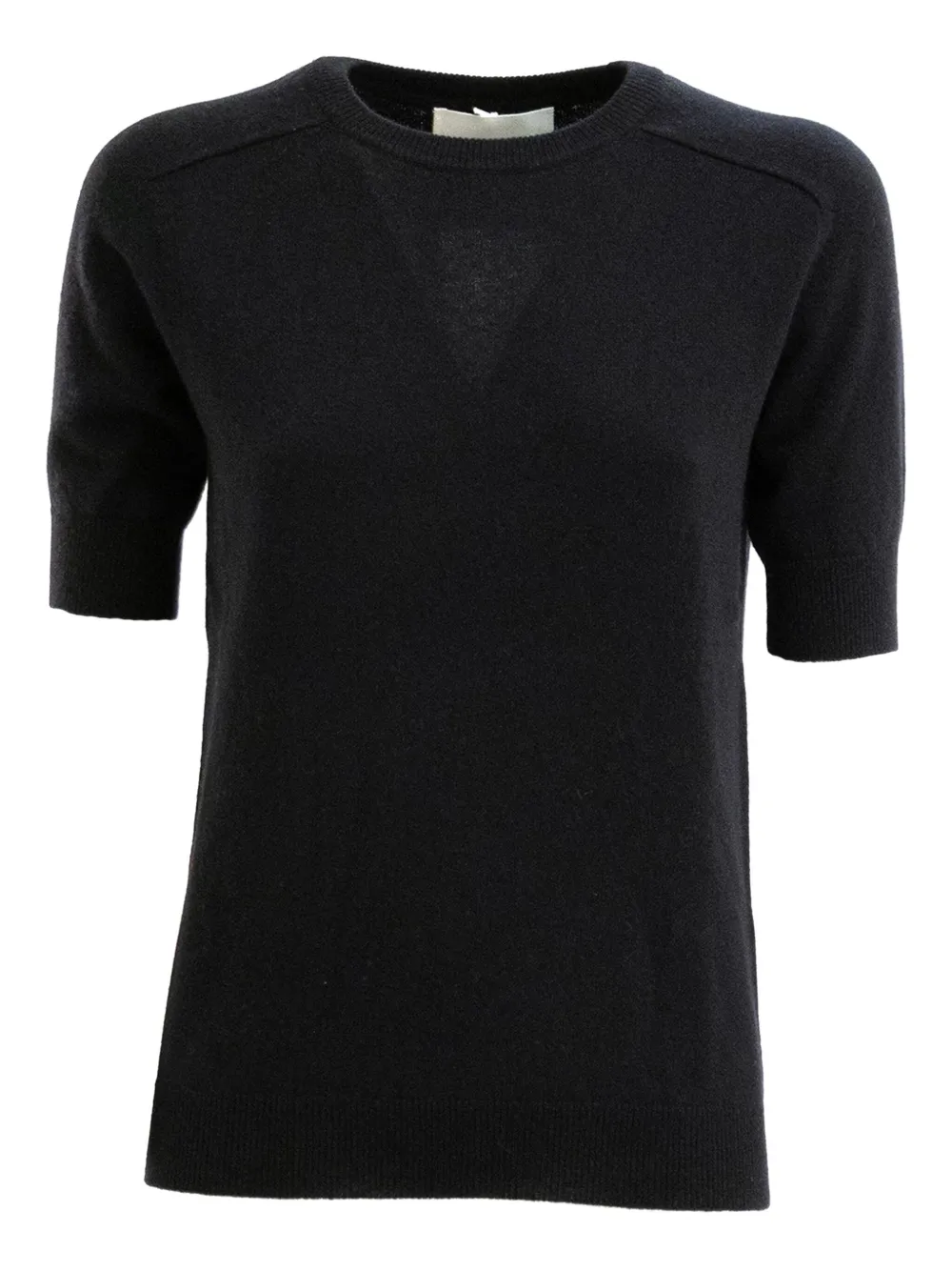 Lisa Yang Short-sleeve Cashmere Sweater In Black