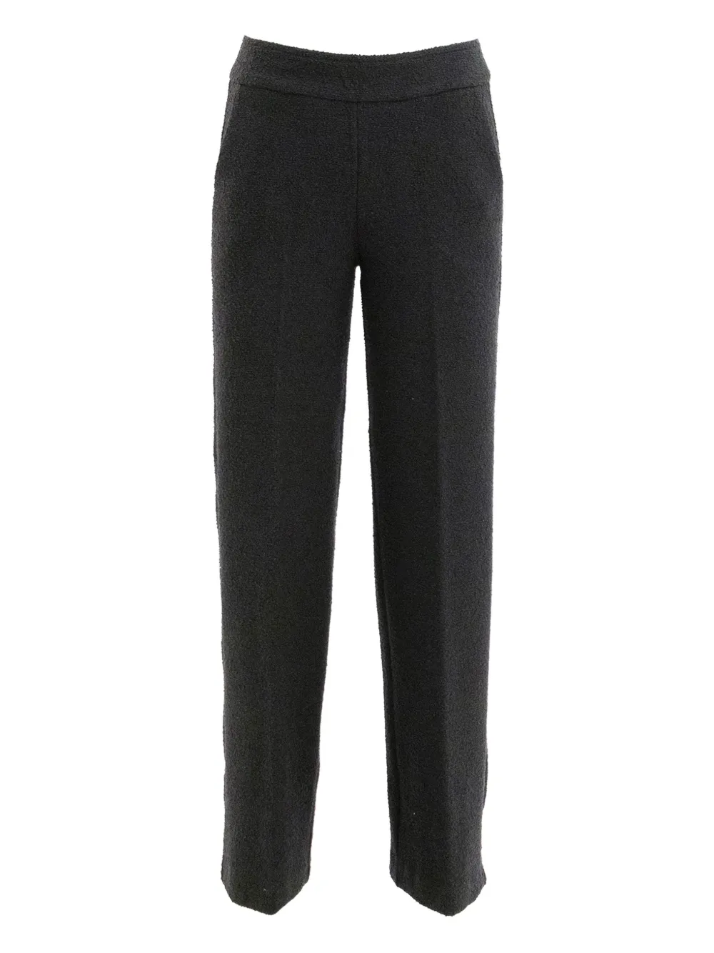 Avenue Montaigne Carla textured straight trousers | Black | Image 1