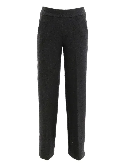 Avenue Montaigne Carla textured straight trousers