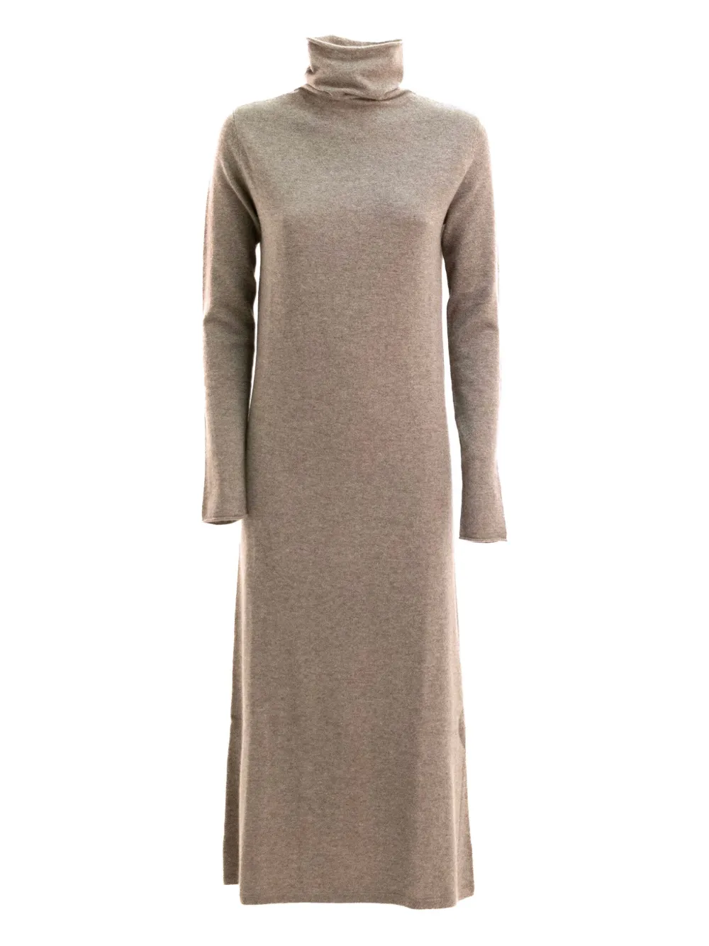 Lisa Yang turtleneck midi dress | Neutrals | Image 1