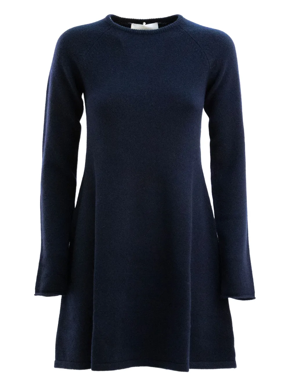 Lisa Yang Raglan-sleeve Flared Mini Dress In Blue