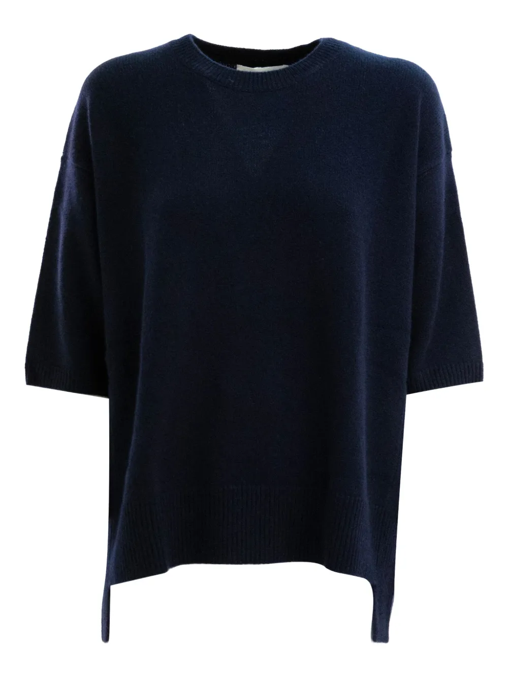 Lisa Yang Short-sleeve Sweater In Blue