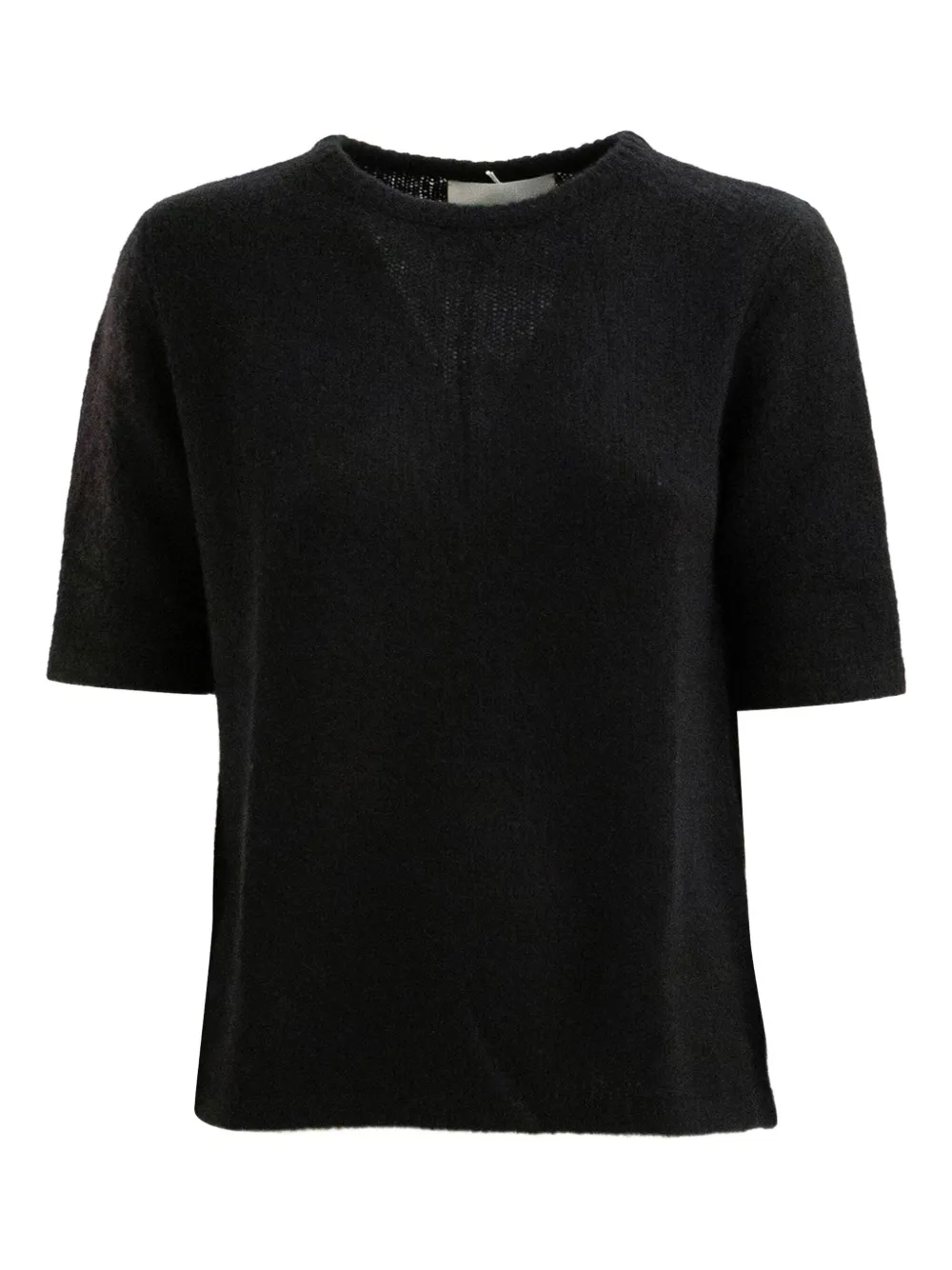 Lisa Yang short-sleeve cashmere T-shirt | Black | Image 1