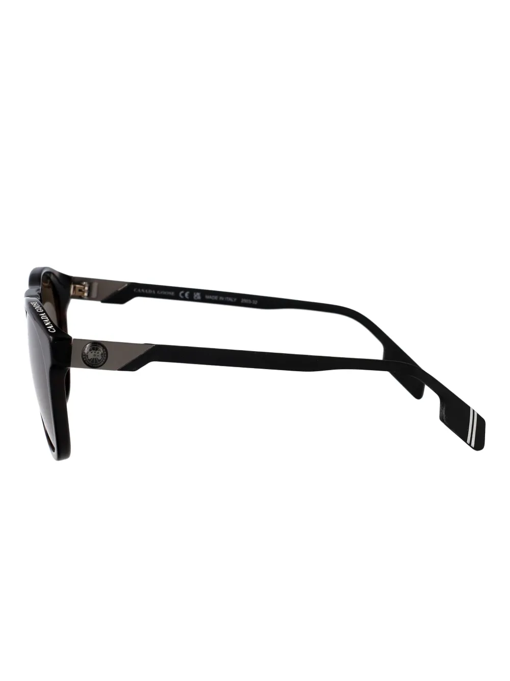 Canada Goose Zonnebril met rond montuur Bruin