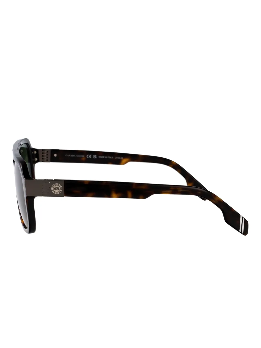 Canada Goose Zonnebril met dubbele neusbrug Bruin