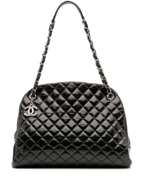 CHANEL Pre-Owned 2011 Large Aged Calfskin Just Mademoiselle Bowling Bag tote bag