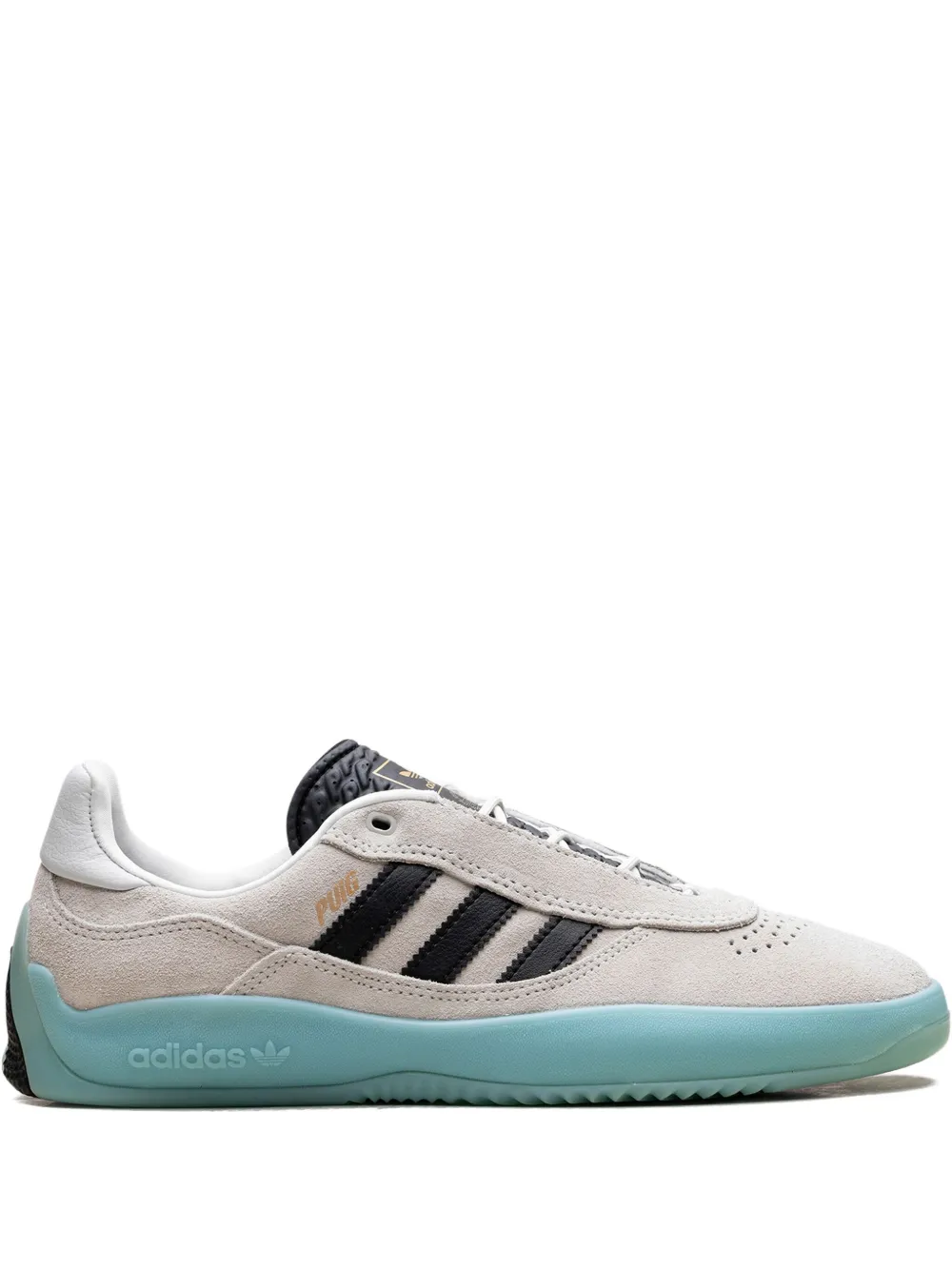 Adidas Puig suede three-stripe sneakers Neutrals
