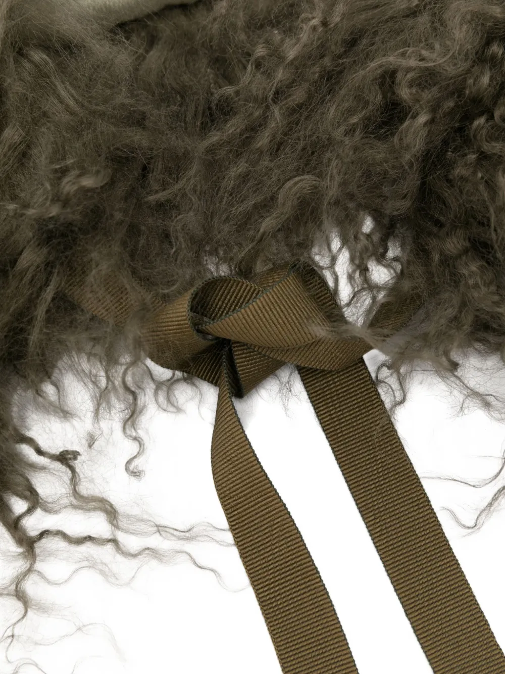 Herno tie-fastening collar | Faux Fur & Shearling Jackets | Image 2